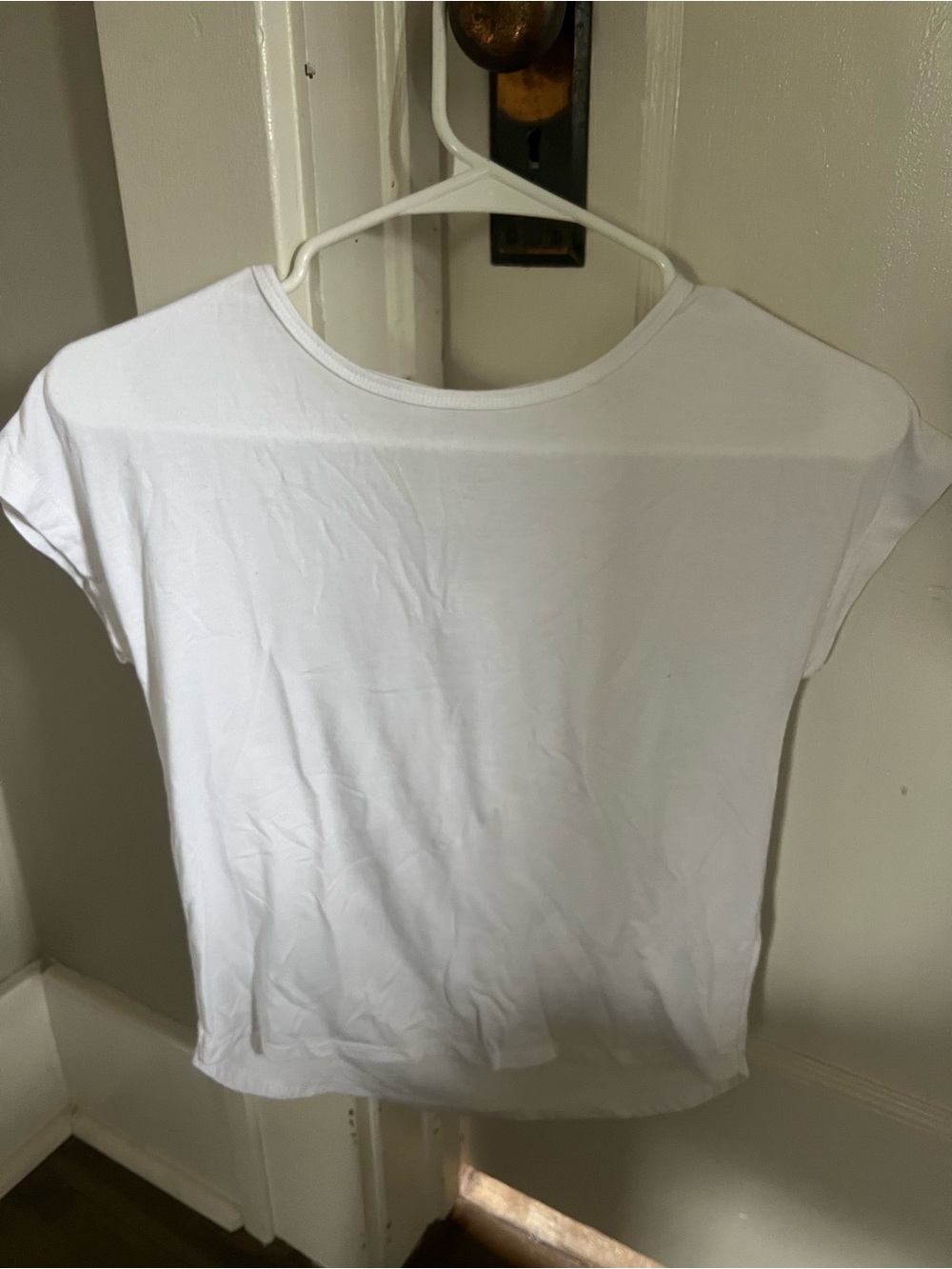 Athletic Works White Women's Short Sleeve Tee